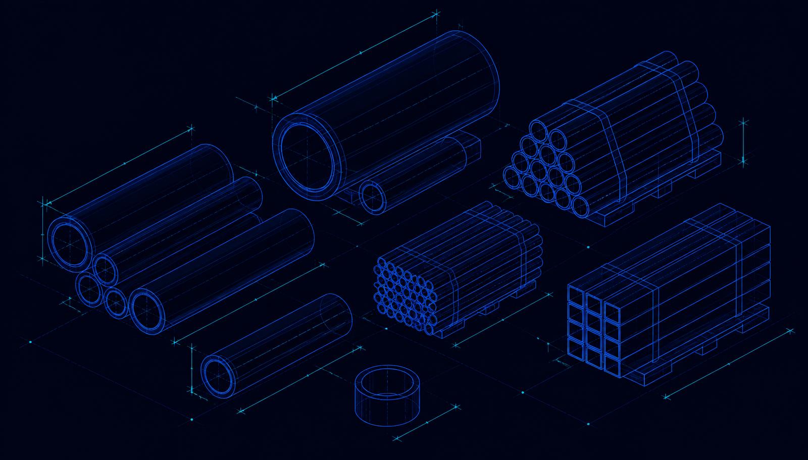 Pipe Production & Inventory visual