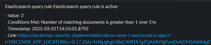 Elastic SIEM detection rule with threshold logic for SSH brute force activity